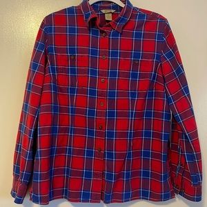 Blue and Red Flannel